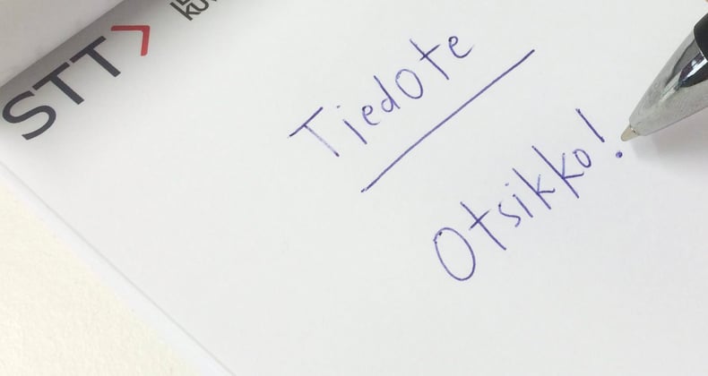 Millainen on hyvä tiedote