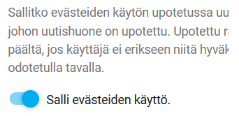 evasteet